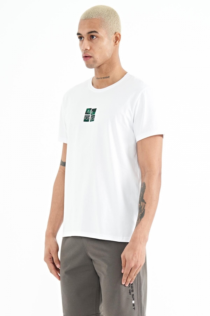   :20651 DLF GREY MELANGE T-SHIRT