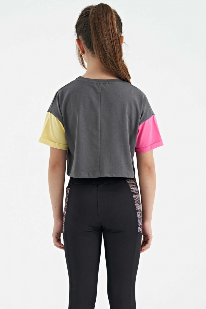   :21518 V NECK LONG COLOR