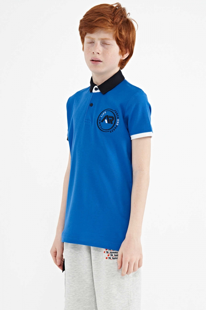   :15750 ENR NAVY BLUE & WHITE SHIRT