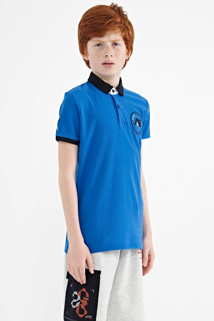   :15750 ENR NAVY BLUE & WHITE SHIRT