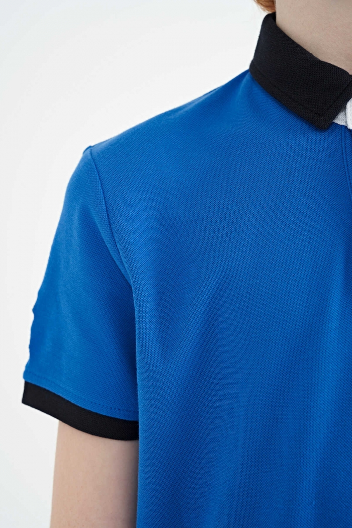   :15750 ENR NAVY BLUE & WHITE SHIRT