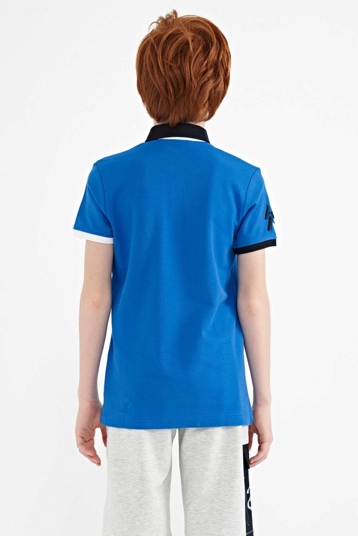   :15750 ENR NAVY BLUE & WHITE SHIRT