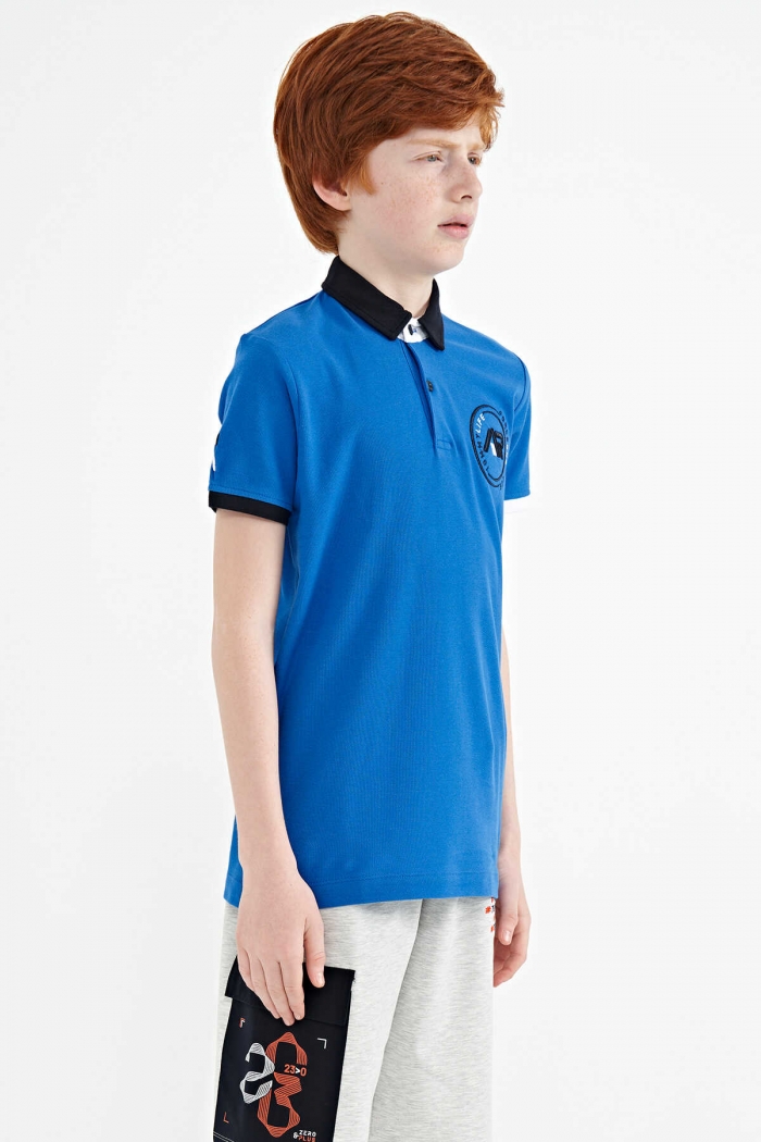   :15750 ENR NAVY BLUE & WHITE SHIRT