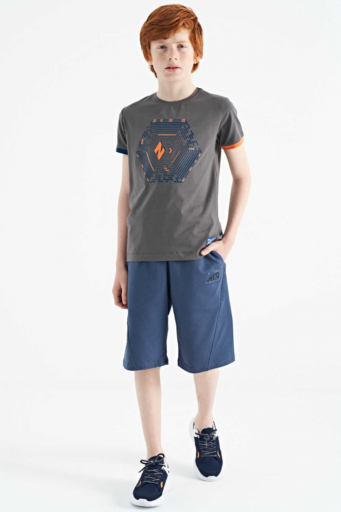   :19722 POLO T-SHIRT NAVY BLUE