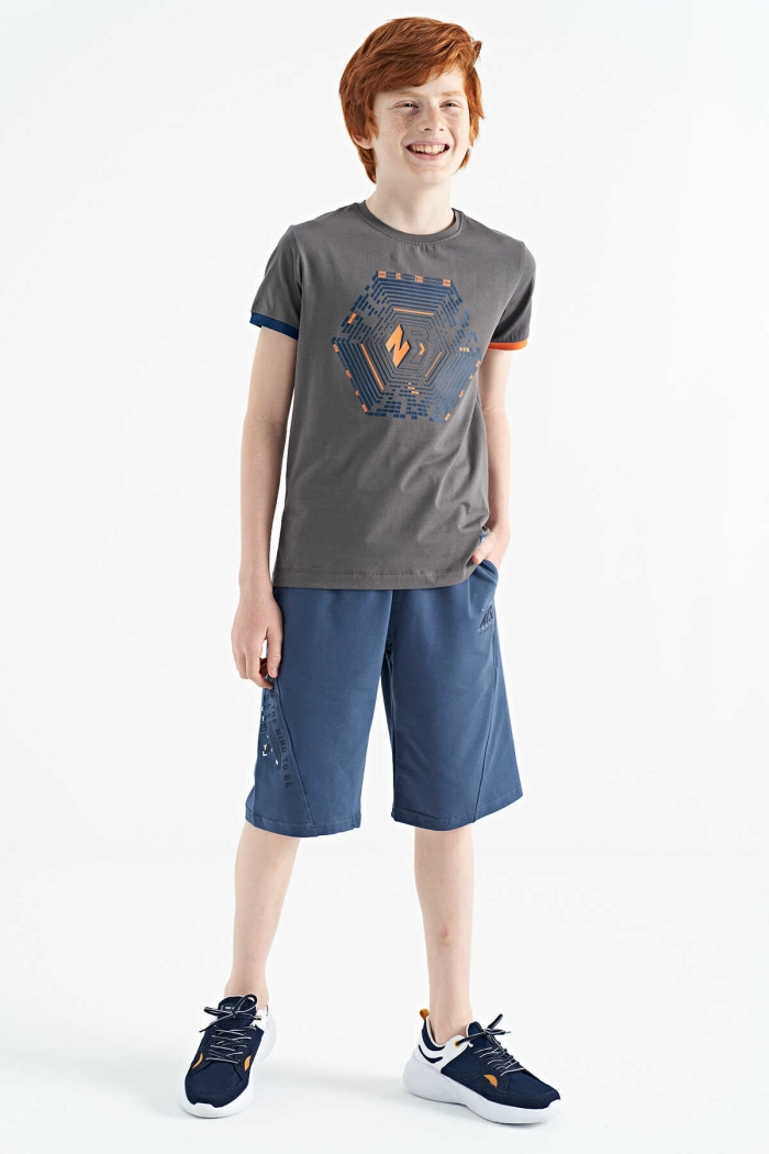   :19722 POLO T-SHIRT NAVY BLUE