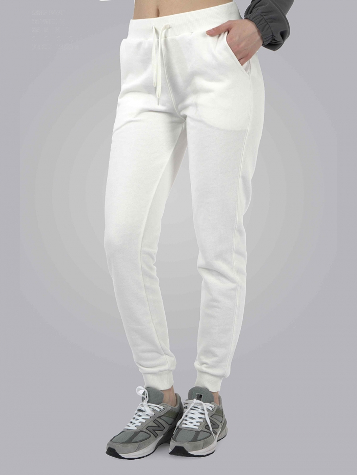    :J5887 WOMEN TRACKSUIT PANTS OFFWHITE