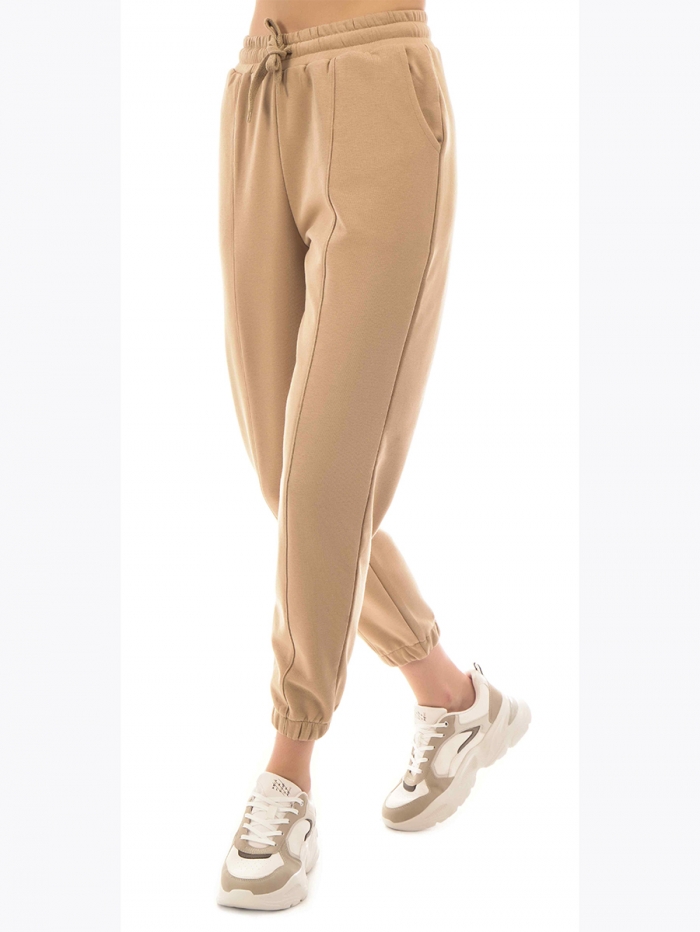    :J7631 WOMEN TRACKSUIT PANTS BEIGE