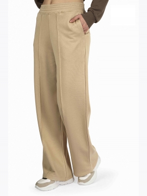 Спортивные брюки женские :J7640 WOMEN TRACKSUIT PANTS CREAM