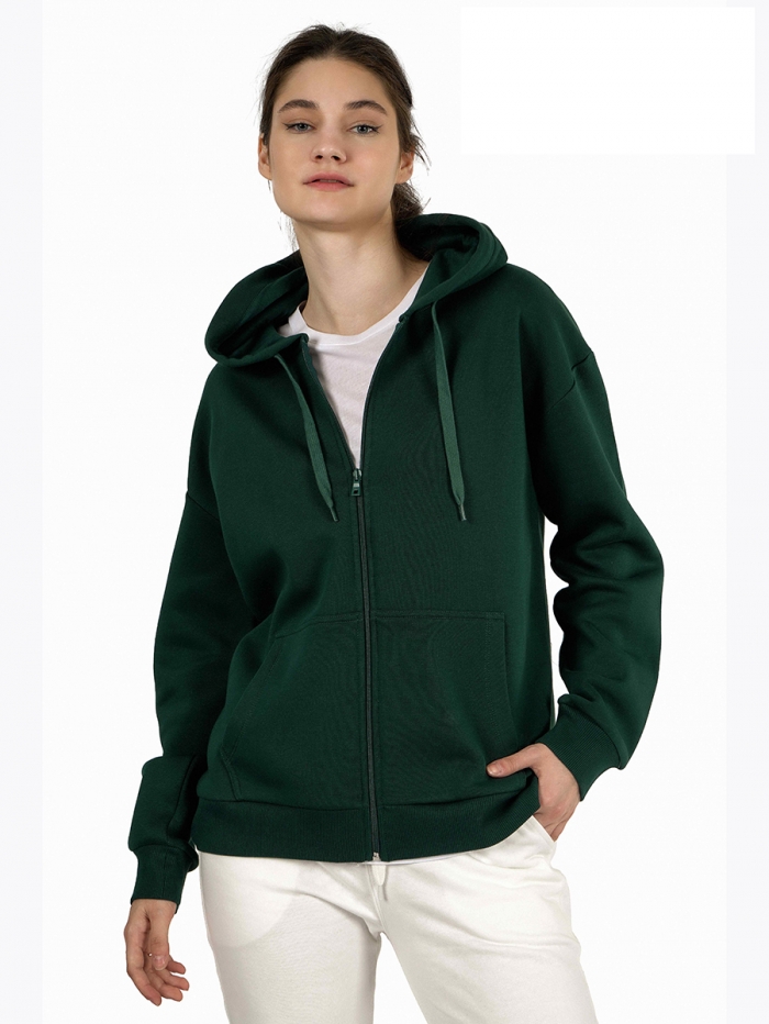   :J7663 WOMEN JACKET GREEN