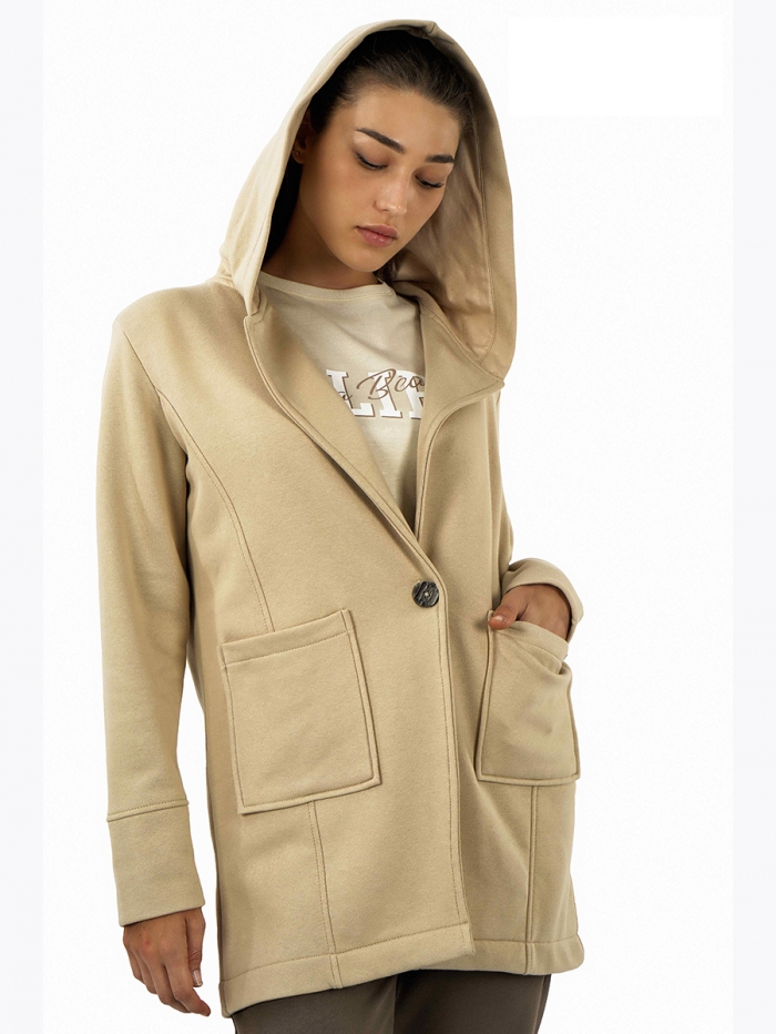   :J7913 WOMEN JACKET CREAM