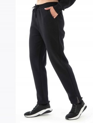    :J7917 WOMEN TRACSKUIT PANTS BLACK