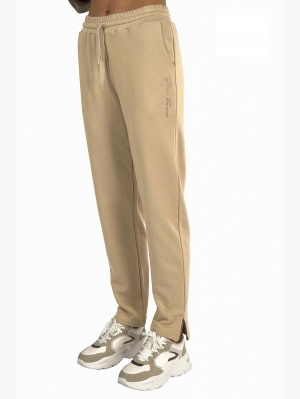 Спортивные брюки женские :J8057 WOMEN TRACKSUIT PANTS CREAM