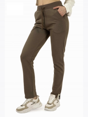 Спортивные брюки женские :J8084 WOMEN TRACKSUIT PANTS SOIL
