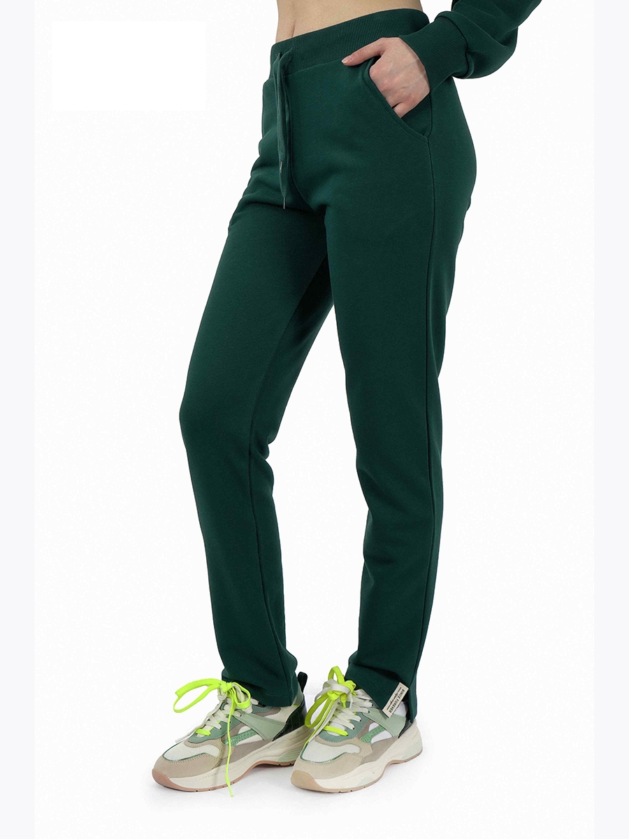 Спортивные брюки женские :J8085 WOMEN TRACKSUIT PANTS GREEN
