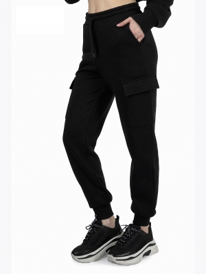Спортивные брюки женские :J8086 WOMEN TRACKSUIT PANTS BLACK