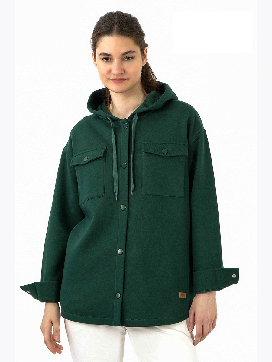   :J8089 WOMEN JACKET GREEN