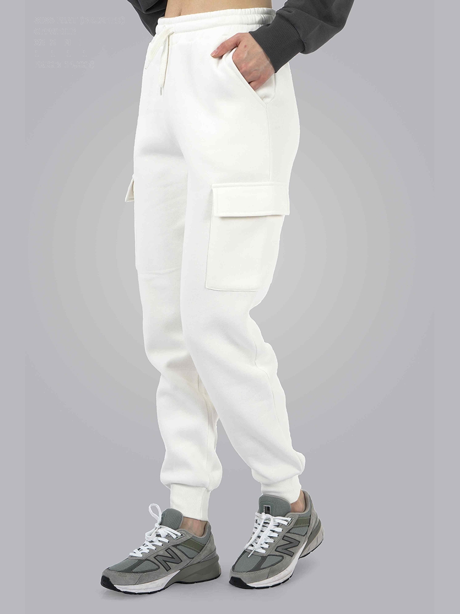    :J8086 WOMEN TRACKSUIT PANTS OFFWHITE