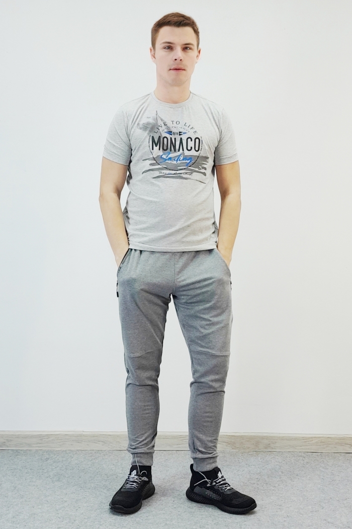   :19685 POLO NECK GREY
