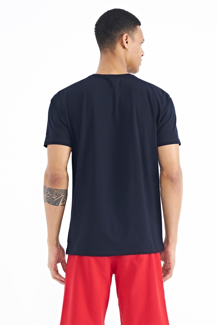   :LAVE-050-TUNIC-NAVY-BLUE-YELLOW