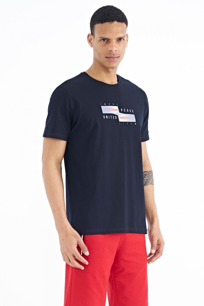   :LAVE-050-TUNIC-NAVY-BLUE-YELLOW