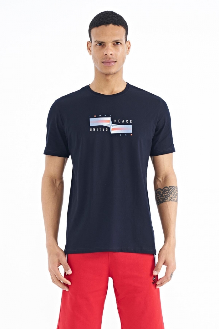   :LAVE-050-TUNIC-NAVY-BLUE-YELLOW