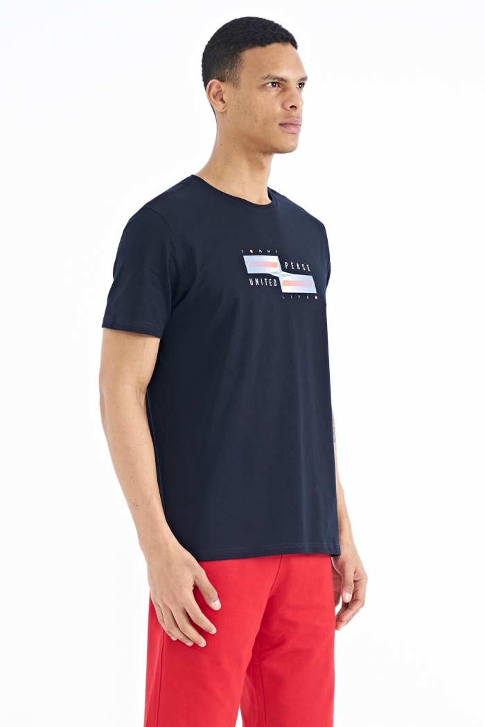   :LAVE-050-TUNIC-NAVY-BLUE-YELLOW