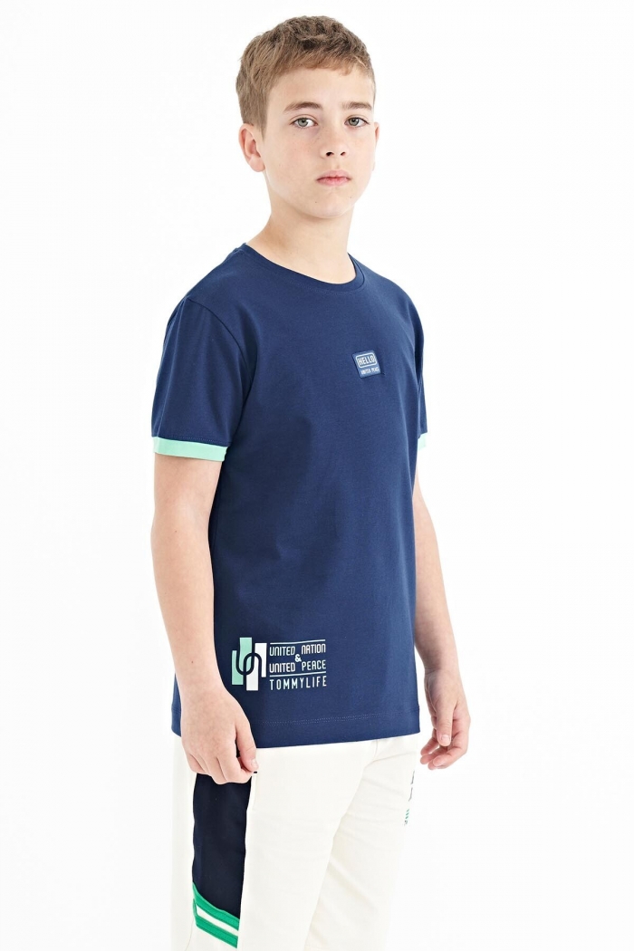   :19735 T-SHIRT BLUE