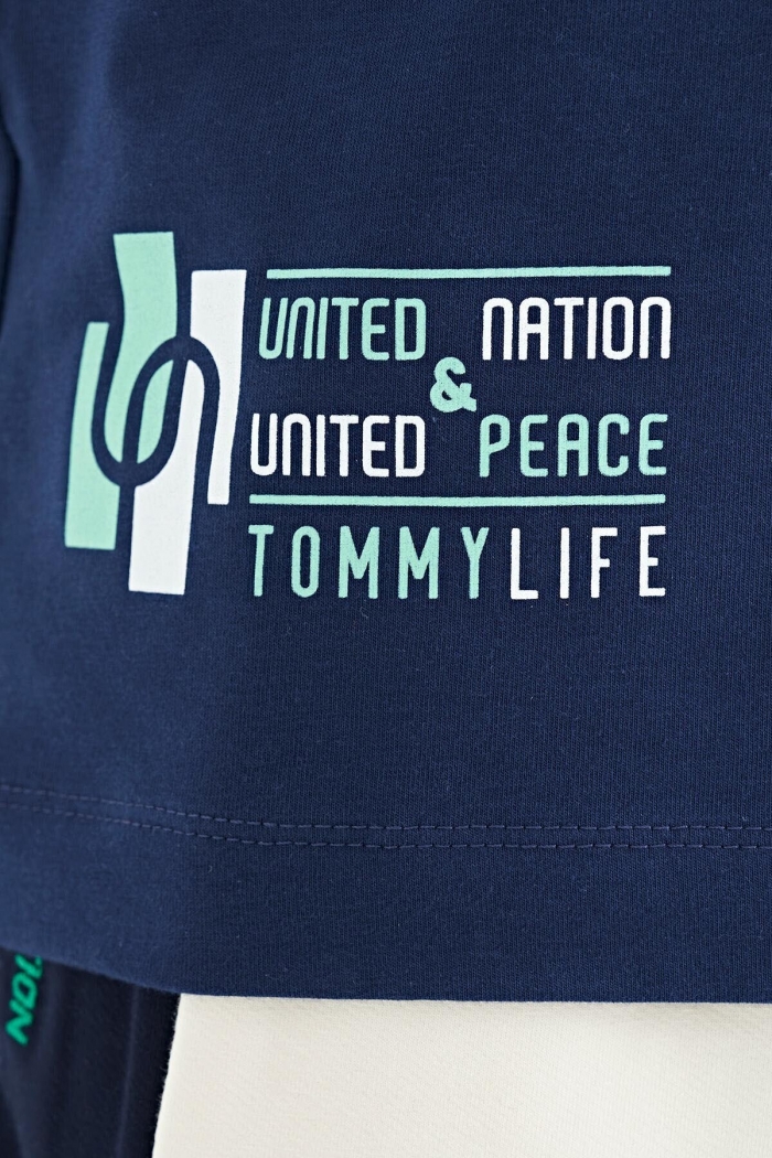   :19735 T-SHIRT BLUE